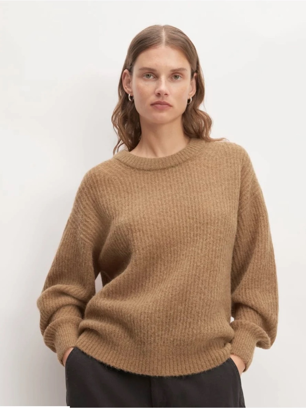 Everlane The Cocoon Crew in Alpaca Size Large